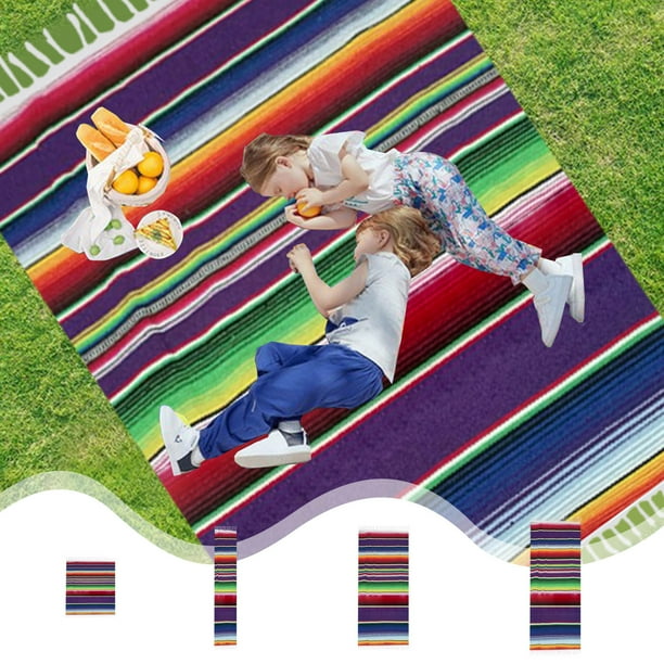 Mantel Multifuncional de Tejido de Algodón, Suave y Duradero, Ideal para El Hogar, La Oficina o El Camping. Manta de Picnic Versátil, Fácil de Transportar y Disponible En Varios Tamaños.
