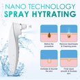 thumbnail image 3 of Aspiradora removedora de espinillas - 2 en 1 Aspiradora eléctrica de poros y espinillas y nano vaporizador facial Comedo Extractor de succión fuerte Espinilla Acné Limpieza Succionador Herramienta Dis Namotu CZMR-ZH90, 3 of 5