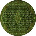 thumbnail image 1 of Ahgly Company Indoor Round Persian Green Traditional Area Rugs, 7' Round, 1 of 1