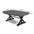 thumbnail image 2 of Covers & all Poker Table Cover 12 Oz Waterproof - 100% Weather Resistant Outdoor Game Table Cover with Elastic at 4 Sides (84" W x 42" D x 8" H Inches, Grey), 2 of 6