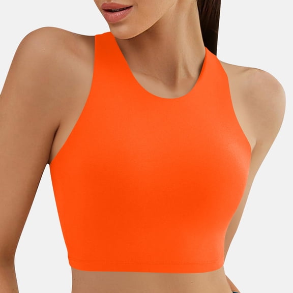 Mceream Women Solid Backless Bikini Bandage Two-Pieces Swimwear Swimsuit Beachwear Set Orange XL