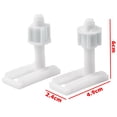 thumbnail image 1 of suyin 2 Pcs Vis de Siège de Toilette Blanches Ensemble Complet Vis de Siège de Toilette Écrou Kit de Réparation Accessoires de Vis de Couvercle de Toilette, 1 of 7