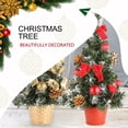 thumbnail image 4 of Advancent 20cm Árbol de Navidad Artificial Pequeña Decoración de Navidad Simulación Fotografía Año Nuevo PVC Hotel Centro Comercial Kits de decoración para fiestas, 4 of 6