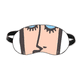 thumbnail image 1 of Beso Abstract Face Sketch emoticonos Máscara de sueño, 1 of 4