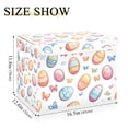 thumbnail image 5 of Yayeee Collapsible Cube Storage Bin with Lid Fabric Closet Decorative Basket with Handles, Pastel Easter Pattern, 5 of 7