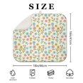 thumbnail image 4 of Pioneer Flower Floral Print Pattern Kitchen Dish Drying Mat 1 Pack, Ultra Absorbent Microfiber Drainer Mat, 16"x18", 4 of 6