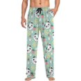 thumbnail image 3 of Cute Panda Strawberry Flower Sun Mens Pajama Pants Sleepwear Lounge Men's Pajama Bottoms Gift for Family, 3 of 6