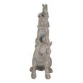 thumbnail image 4 of Western Piggyback Ride Rustic Farmhouse 3 Stacked Pigs Piglets Family Figurine, 4 of 10