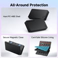 thumbnail image 6 of JSAUX Game Card Case BG0118 for Switch 2 2025 Hard Shell 40-Slot Black, 6 of 8