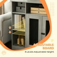thumbnail image 5 of PawHut Furniture Style Dog Crate End Table W/ Adjustable Shelf Storage Space, 5 of 10