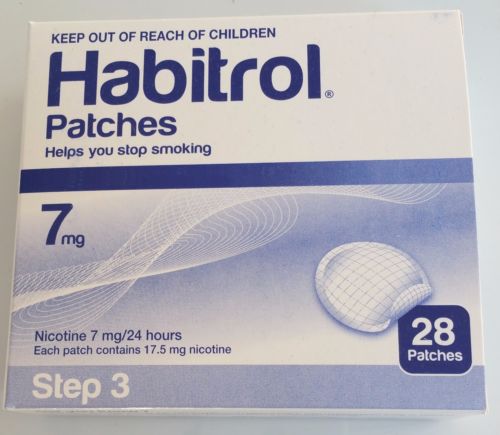STEP 3 (28 Count) Habitrol Transdermal Nicotine Patch 7mg, 24 hr Relief