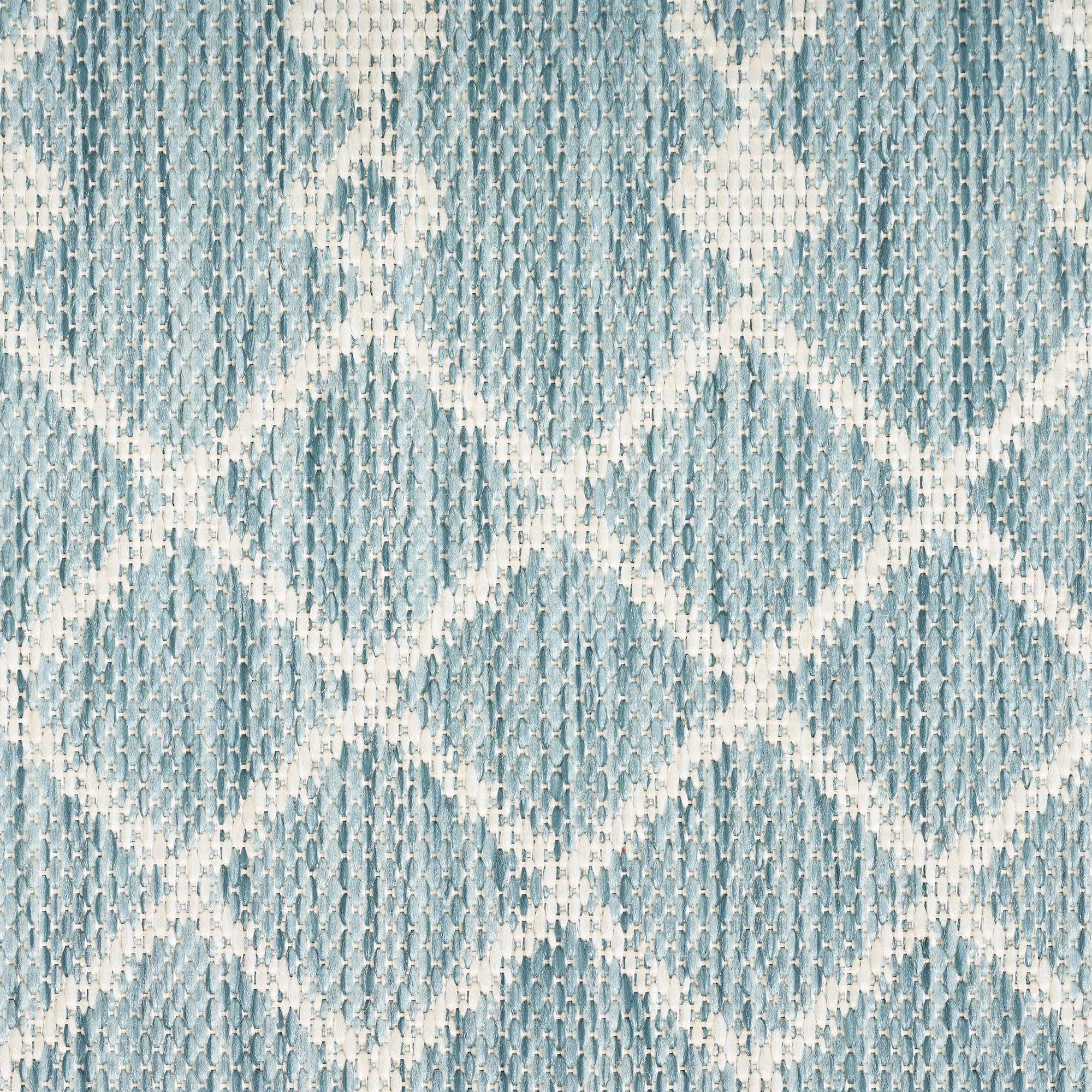 Nourison Positano 2'2" x 12' Aqua Modern Rug