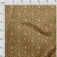 thumbnail image 2 of oneOone Cotton Jersey Dark Olive Green Fabric Florals Sewing Material Print Fabric By The Yard 58 Inch Wide, 2 of 4