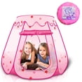 thumbnail image 2 of Tienda de campaña plegable Princess ArtCreativity para niños con bolsa de transporte de 3 a 4 años, 2 of 7