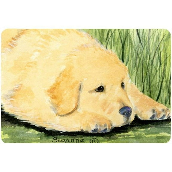 9.25 x 7.75 in. Golden Retriever Mouse Pad, Hot Pad, or Trivet
