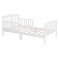 thumbnail image 5 of Zimtown Toddler & Kids Bed Bedroom Wood Furniture with Rails Multi-Color, 5 of 16