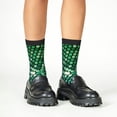 thumbnail image 4 of Rocae Green Disco Lights for Girls Boys Crew Socks,Children's Socks, Kids Socks, Toddler Socks: Daily Wear with Kids School Uniform, 4 of 5