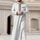 thumbnail image 1 of Ceisia Men's Oversize Hooded Embroidered Muslim Robe With Zip Placket Gift, 1 of 9