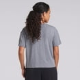 thumbnail image 6 of Women's Fanatics Heather Gray San Francisco 49ers Swing Pass Tri-Blend Boxy T-Shirt, 6 of 7