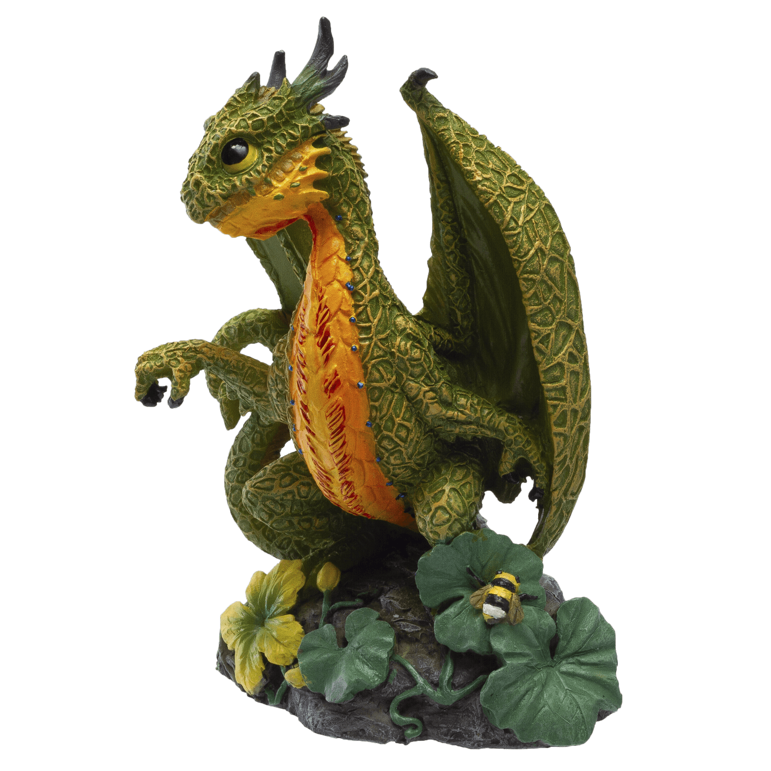 Dragon Fantasy Cantaloupe Dragon Resin Figurine