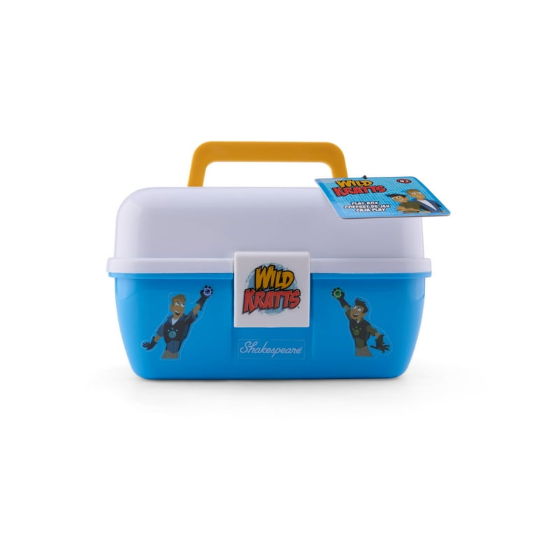 Shakespeare Wild Kratts Play Box, Kids Fishing Tackle Box