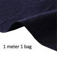 thumbnail image 1 of Tela de gasa de algodón para coser, tela de gasa de algodón de doble capa, servilleta de bebé, baberos, tela de bricolaje, azul marino oscuro seitruly HA6331-08B, 1 of 6