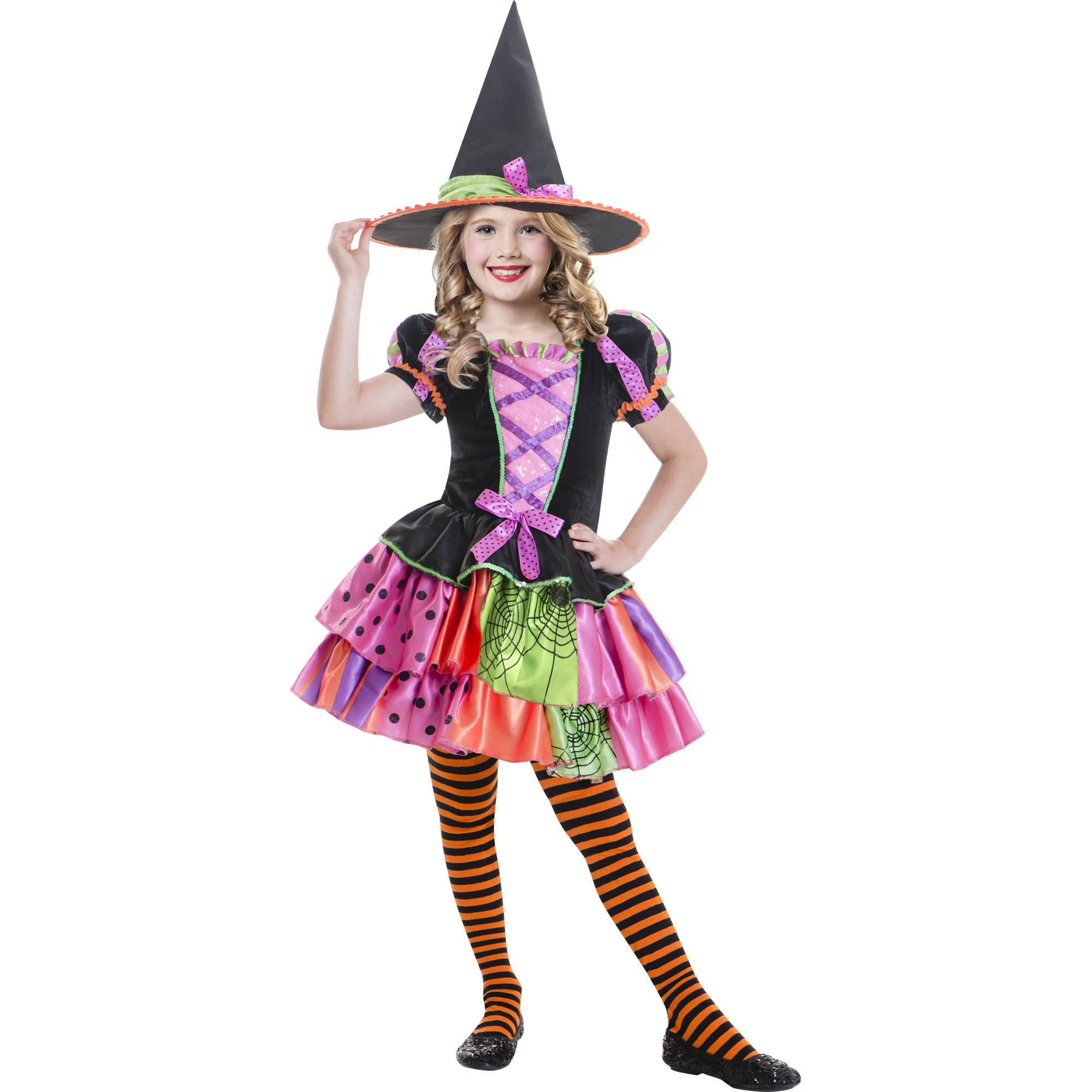 Patchwork Witch  Child Halloween  Costume Walmart com 