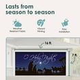 thumbnail image 3 of 7' x 16' Peaceful O Holy Night Nativity Double Garage Door Banner - Sacred Christmas Décor, 3 of 5