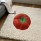 thumbnail image 5 of Cojín de Peluche Novelero, Almohada Decorativa de Acento, Forma de Tomate, Estilo Champiñón, Relleno Suave, 25cm con Diseño Natural para Sofá, Sala de Estar, 5 of 6