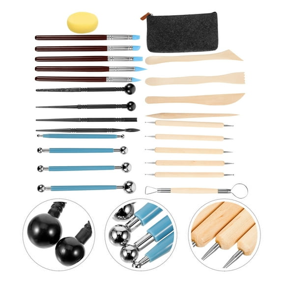 VERDANVERSE Modeling Clay Tool Kit Assorted Color 1 Set 8.25X4.72X2.75in