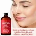 thumbnail image 5 of Pomberries Rosehip Oil 4 fl oz | 100% Pure Cold-Pressed Rosehip Seed Oil – Unrefined, Chemical-Free, Additive-Free, Unscented Face & Hair Oil, 5 of 7