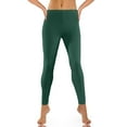 thumbnail image 3 of 3 Pack Plus Size Leggings for Women,High Waisted Tummy Control Yoga Pants for Workout Dark Green 2XL, 3 of 7