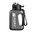 thumbnail image 2 of Botella Deportiva de Gran Capacidad de 1700 Ml | Hervidor Portátil a Prueba de Fugas para Fitness con 2 Tapas | Plástico Duradero de Grado Alimenticio | Hidratación Al Aire Libre para Gimnasio, Sende, 2 of 6