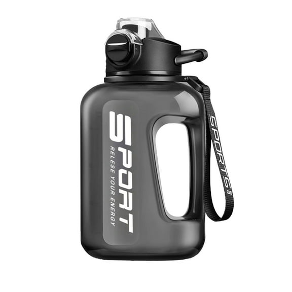 Clear Plastic Cups Large Capacity 1700Ml Portable Anti Fall Outdoor Sports Kettle, Fitness Plastic Water Cup