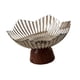 thumbnail image 5 of Bandeja para servir con pedestal para fruta. Decoración moderna, versátil y creativa para el hogar. Gris claro, 5 of 9