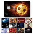 thumbnail image 2 of Football Pink Fire Cute Dog Cat Phoenix Film Cover Sticker Case for Small Large Chip No Chip Front Debit Creidt Card 855 Large Chip, 2 of 6