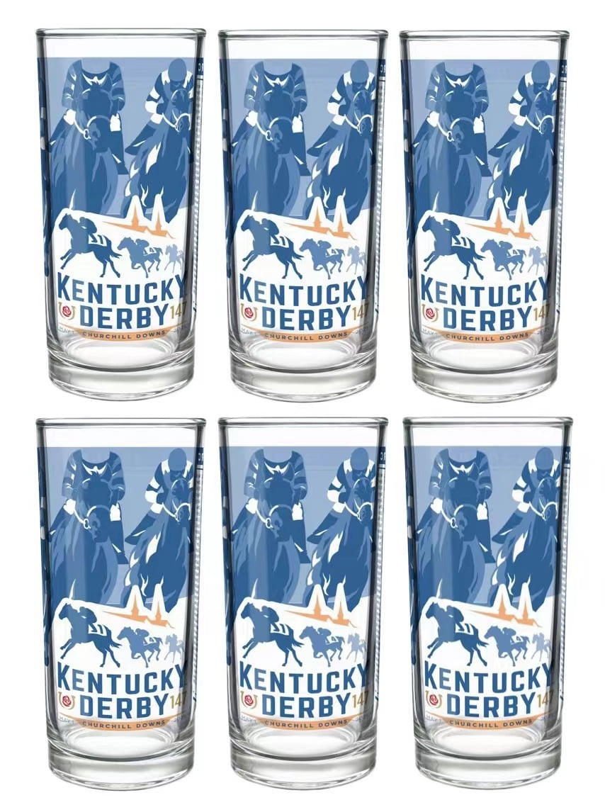 Official Souvenir Glassware of the 147th Kentucky Derby 2021 Kentucky Derby Mint Julep Glass 1 