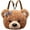 Black, variant on Plush Panda Backpack, Cartoon Animal Backpack Purse Shoulder Bag Cute Bags Durable & Comfortable Travel Rucksack for Unisex