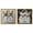 Gold Frame, variant on Glam Parisian Pups Set Canvas Fashion Wall Decor by Art Remedy, Gallery Wrapped, 12 x 12