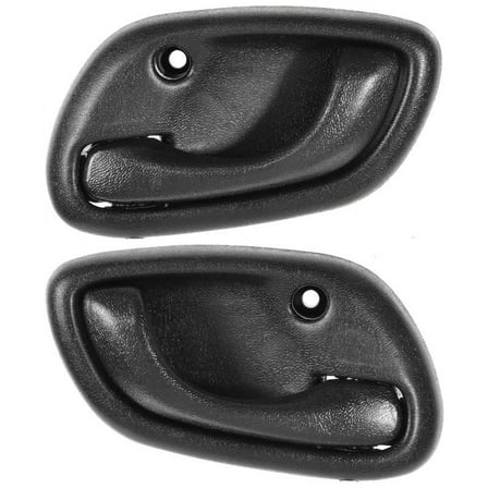 Black Interior Inner Inside Door Handle Pair Set for 95-05 Chevy Tracker DHA30242