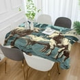 thumbnail image 5 of Coolnut Farm Animals Rectangle Tablecloth Waterproof Polyester Table Clothative Stain Resistant & Wrinkle Resistant Washable Table Cover for Dining Table/Party/Camping 54x54 Inch Decor Gift, 5 of 7