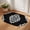 Black, variant on Half Circular Door Mat 16"x24", Baroque Black Absorbent Non Slip Welcome Mats for Front Door, Vintage Damask Classic Floral Diatomaceous Entryway Rug for Bathroom Kitchen Apartment Entrance