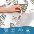 thumbnail image 5 of Yayeee Kitchen Curtains Tier Set of 2 Light Filtering 57"x24" Over Sink Window Panels, Nordic Christmas House, 5 of 7