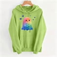 thumbnail image 5 of Women Halloween Spooky Ghost Sweatshirts Oversized Crewneck Hoodie | Vintage Halloween Sweatshirt, Casual Long Sleeve Pullover, Fall Halloween Costumes, Funny Vintage Graphic Sweatshirt, 5 of 5