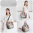 thumbnail image 6 of OBREWU Pioneer Flower Women's Insulated Leakproof Large Lunch Bag, Oxford Cloth, 6 of 7
