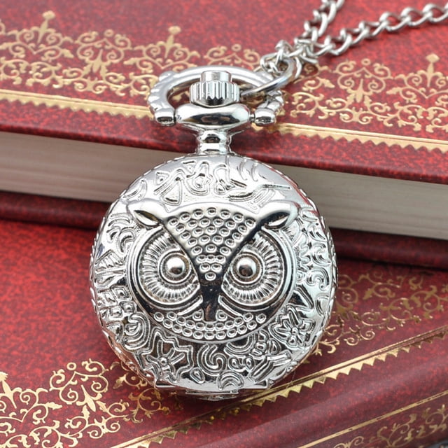 FcBaudy Vintage Steampunk Design Pocket Watch Quartz Pendant Necklace Gift watch