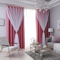 thumbnail image 3 of DYstyle Blackout Energy Efficient Grommet Layered Curtain Panel, 3 of 4
