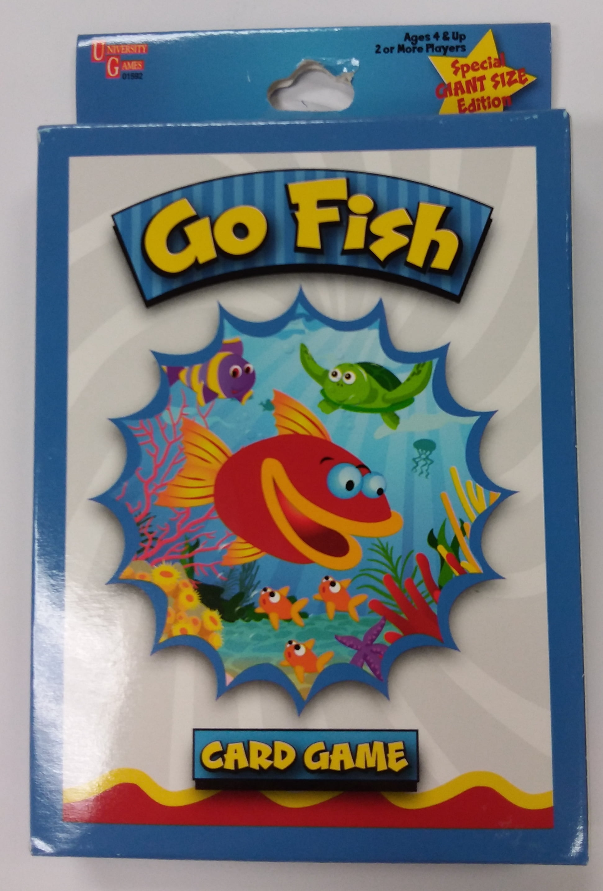 Vintage Go Fish For Letters Laminated Make A Word Card Game University Games New 