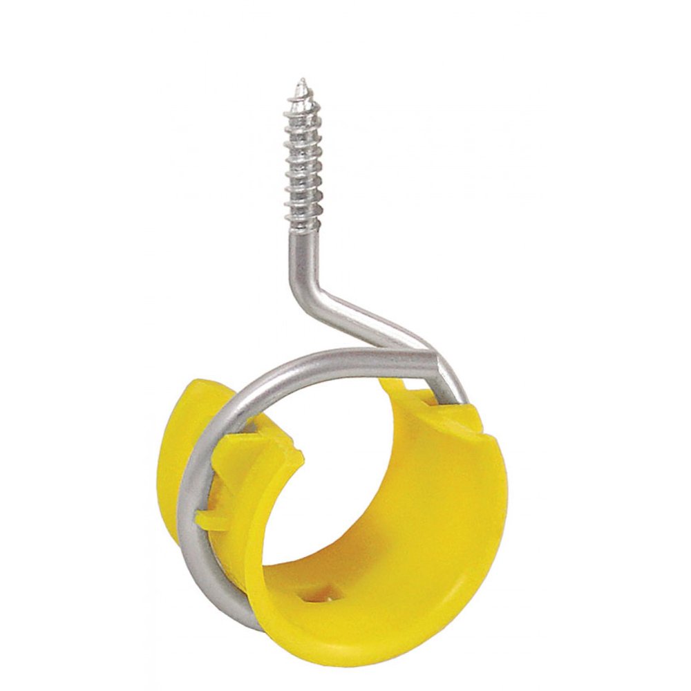 5 Pcs, Bridle Ring, 11/2 In. Loop w/Saddle, Wood Screw Leg, Zinc