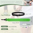 thumbnail image 2 of Uxcell Flag Football, Adjustable Flag Football Belts with 1 Belt and 2 Flags Easy Tear Away 2Pcs & Emerald Green/Purple - Fitting For(Youth/Adults Players Training Equipment/Competition), 2 of 7